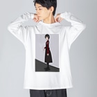 なし屋の煙を纏う Big Long Sleeve T-Shirt
