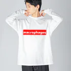 十織のお店のmacrophages ビッグシルエットロングスリーブTシャツ