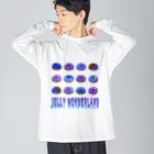 【公式】JELLY WONDERLAND【ショップ】のジェリードーナツ Big Long Sleeve T-Shirt