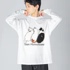 psprout design labのチームモノクロ Big Long Sleeve T-Shirt