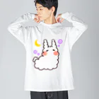 K.momokoのうさぎのうみうし(ウトウトver.) Big Long Sleeve T-Shirt