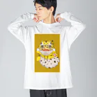 🦎Aya🦎の虎×レオパ ビッグシルエットロングスリーブTシャツ