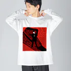 スニーカーマフィアSHOPのヒットマングラフィック Big Long Sleeve T-Shirt