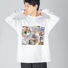 豆鉄砲のらむちゃんまみれぽ Big Long Sleeve T-Shirt