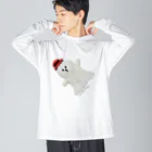 凸凹ショップのひまのかたまり ひま太郎 ひも犬の「いえーい！」 Big Long Sleeve T-Shirt