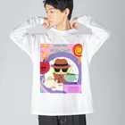 IzumiracleのGive me all the Tea! ビッグシルエットロングスリーブTシャツ