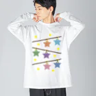 フォーヴァの星飾り Big Long Sleeve T-Shirt