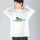 井上のしりけんいもり Big Long Sleeve T-Shirt