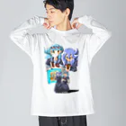 ぺジュン(Skeb受付中)のウェポングッズ　安眠＆理流 Big Long Sleeve T-Shirt