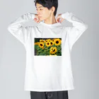 蒼月 イルのSunflower ビッグシルエットロングスリーブTシャツ