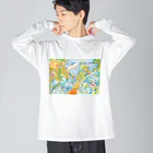 ◆◆◆◆ OCO's SHOP ◆◆◆◆【POP ART】の🌈life@ ビッグシルエットロングスリーブTシャツ