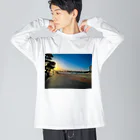 thekazuのお台場海浜公園 ビッグシルエットロングスリーブTシャツ