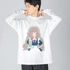 おかもとのメイドさん ビッグシルエットロングスリーブTシャツ