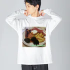 フォーヴァのEnglish breakfast Big Long Sleeve T-Shirt