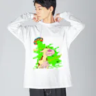 ｲｽﾞｵﾑのショッピングのキャトルのミューティレーション Big Long Sleeve T-Shirt