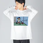 たむ小パデル部のパデル部あき画伯レボテ黒ロゴバージョン Big Long Sleeve T-Shirt