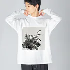 pin_designworksのエリンジウム小さい花束 Big Long Sleeve T-Shirt