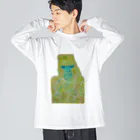 mogmog モグモグのカラフル　ゴリラ Big Long Sleeve T-Shirt