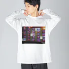 dosukoi_youngのLOVE HOTEL ビッグシルエットロングスリーブTシャツ