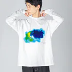 ◆◆◆◆ OCO's SHOP ◆◆◆◆【POP ART】の🎨 Think rich, look poor. Big Long Sleeve T-Shirt