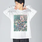 TONOHARUNAのハルのヒカリ ビッグシルエットロングスリーブTシャツ