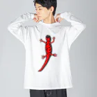 LalaHangeulのアカハライモリさん　文字無し Big Long Sleeve T-Shirt