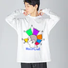 Salonのカット展開図 Big Long Sleeve T-Shirt