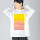 はにかむ工房のはにかむ(honeycomb) Big Long Sleeve T-Shirt