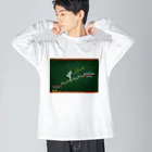 Teatime ティータイムのステップアップ ゴール成功者 Big Long Sleeve T-Shirt