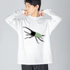 武者小路夕桐のヘラクレスオオカブト Big Long Sleeve T-Shirt