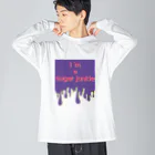 SHAKEY. SUZURI支店のSUGAR JUNKIE ビッグシルエットロングスリーブTシャツ