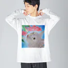 理絵のねこ さわやか Big Long Sleeve T-Shirt