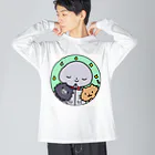 ブッディズムのほーはいさん【なかよし】 ビッグシルエットロングスリーブTシャツ