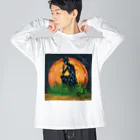 おしりムーブやわらかショップのデジタル弥勒菩薩 Big Long Sleeve T-Shirt