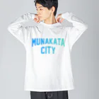 JIMOTOE Wear Local Japanの宗像市 MUNAKATA CITY Big Long Sleeve T-Shirt