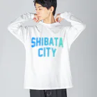 JIMOTOE Wear Local Japanの新発田市 SHIBATA CITY Big Long Sleeve T-Shirt