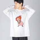 NOBODY754のEddie Funky Dick - Angry Big Long Sleeve T-Shirt