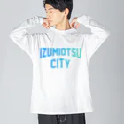 JIMOTOE Wear Local Japanの泉大津市 IZUMIOTSU CITY Big Long Sleeve T-Shirt