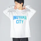 JIMOTOE Wear Local Japanの犬山市 INUYAMA CITY Big Long Sleeve T-Shirt