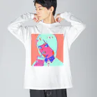 わたあめ食堂のシブヤ、フジ・ポップ Big Long Sleeve T-Shirt