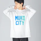 JIMOTOE Wear Local Japanの向日市 MUKO CITY ビッグシルエットロングスリーブTシャツ