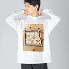 インコのお宿のみんなニコニコ、ティーシャツ、スマホケース、マスクなど。 Big Long Sleeve T-Shirt