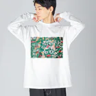 デンデンのサボサボテン Big Long Sleeve T-Shirt