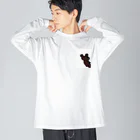 マウンテンゴリラのひょっこりグマ Big Long Sleeve T-Shirt