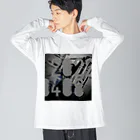 飯塚 iizukaの20220408 Big Long Sleeve T-Shirt