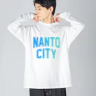 JIMOTOE Wear Local Japanの南砺市 NANTO CITY ビッグシルエットロングスリーブTシャツ