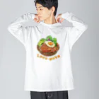 huroshikiのロコモコ/Loco Moko Big Long Sleeve T-Shirt