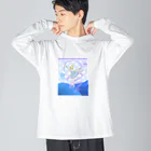 生まれたておじいちゃんの海月の踊り子 ビッグシルエットロングスリーブTシャツ