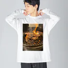 長期高温熟成の焼肉くん Big Long Sleeve T-Shirt