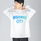 JIMOTOE Wear Local Japanの西脇市 NISHIWAKI CITY Big Long Sleeve T-Shirt
